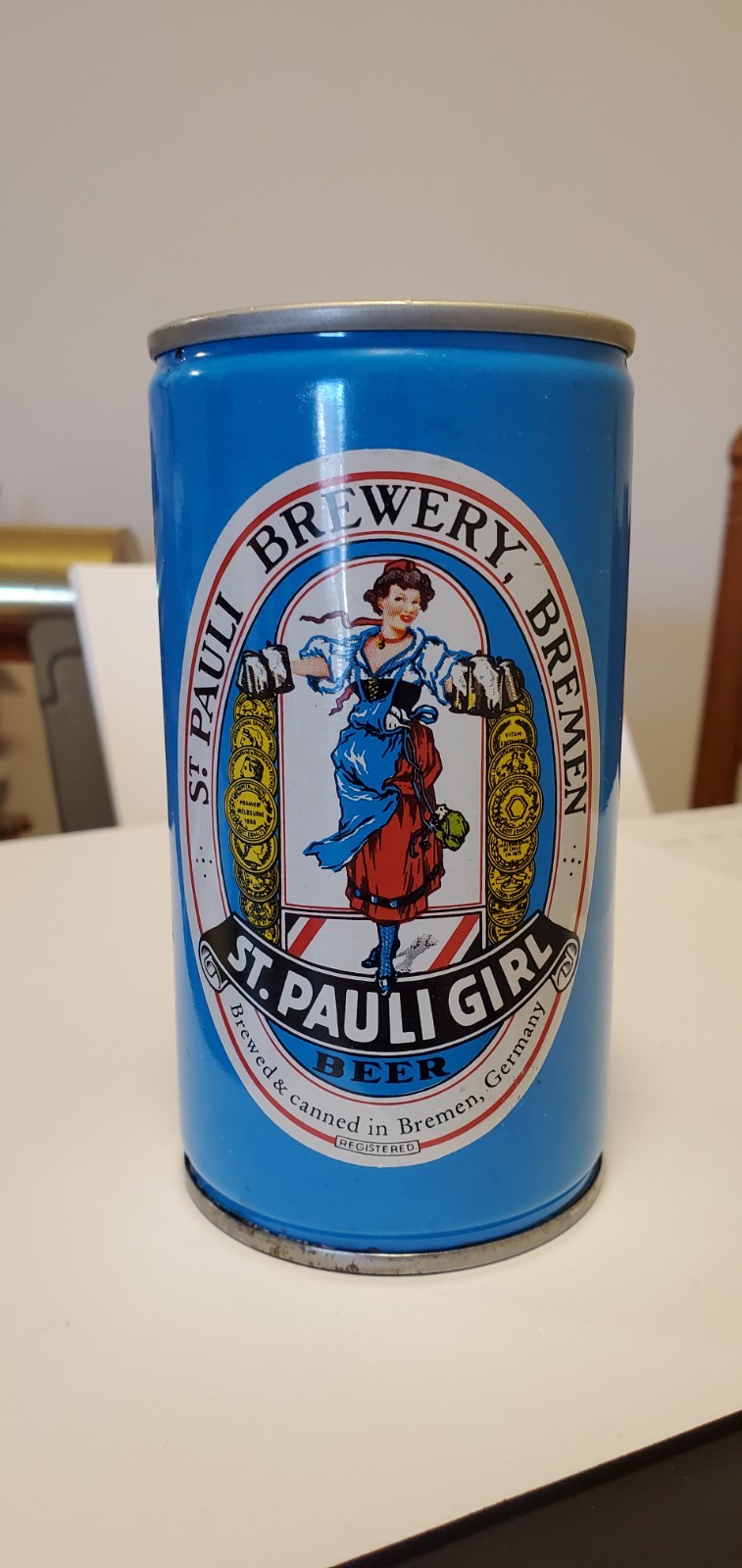 St Pauli Girl Beer Can PT C/S