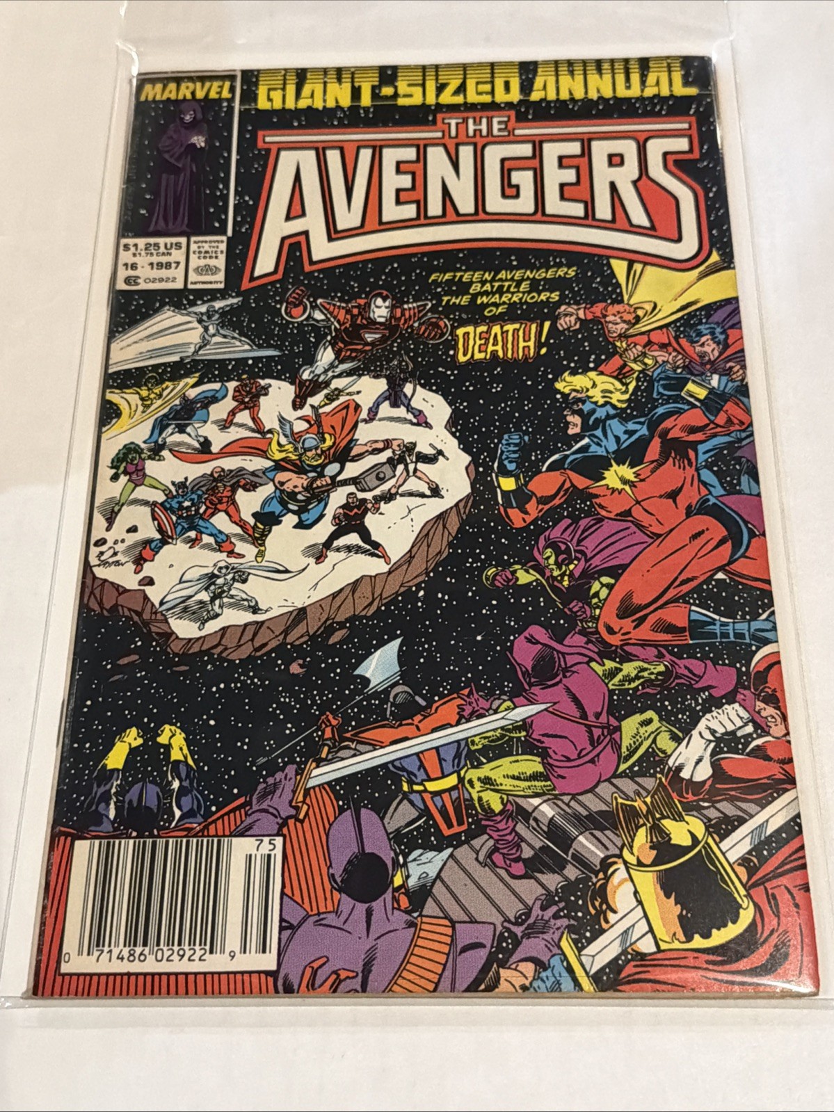 Marvel Comics The Avengers Giant-Size Annual #16 (1987) Copper Age Buscema