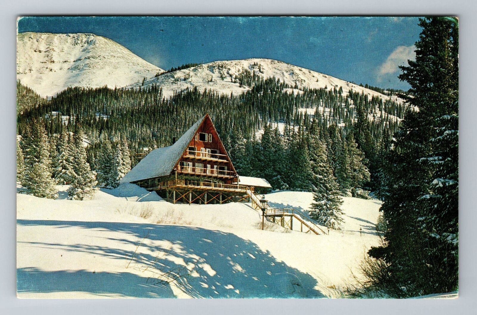 Breckenridge CO-Colorado, The Quandary Mountain Resort Vintage Souvenir Postcard