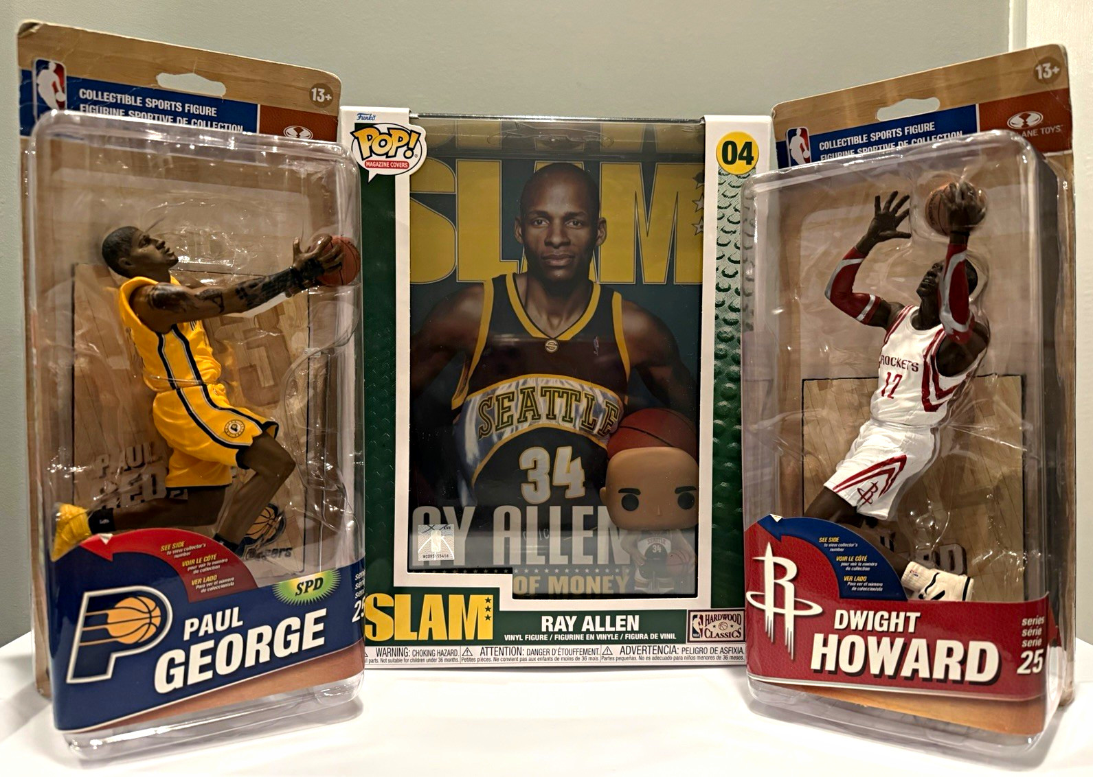 Funko Pop Magazine Covers NBA SLAM Ray Allen #04 + PG & Howard Series 25