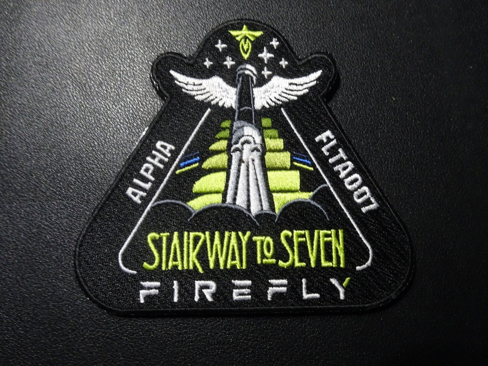 VSFB FIREFLY STAIRWAY TO SEVEN FLTA007 FIREFLY AEROSPACE ALPHA MISSION PATCH