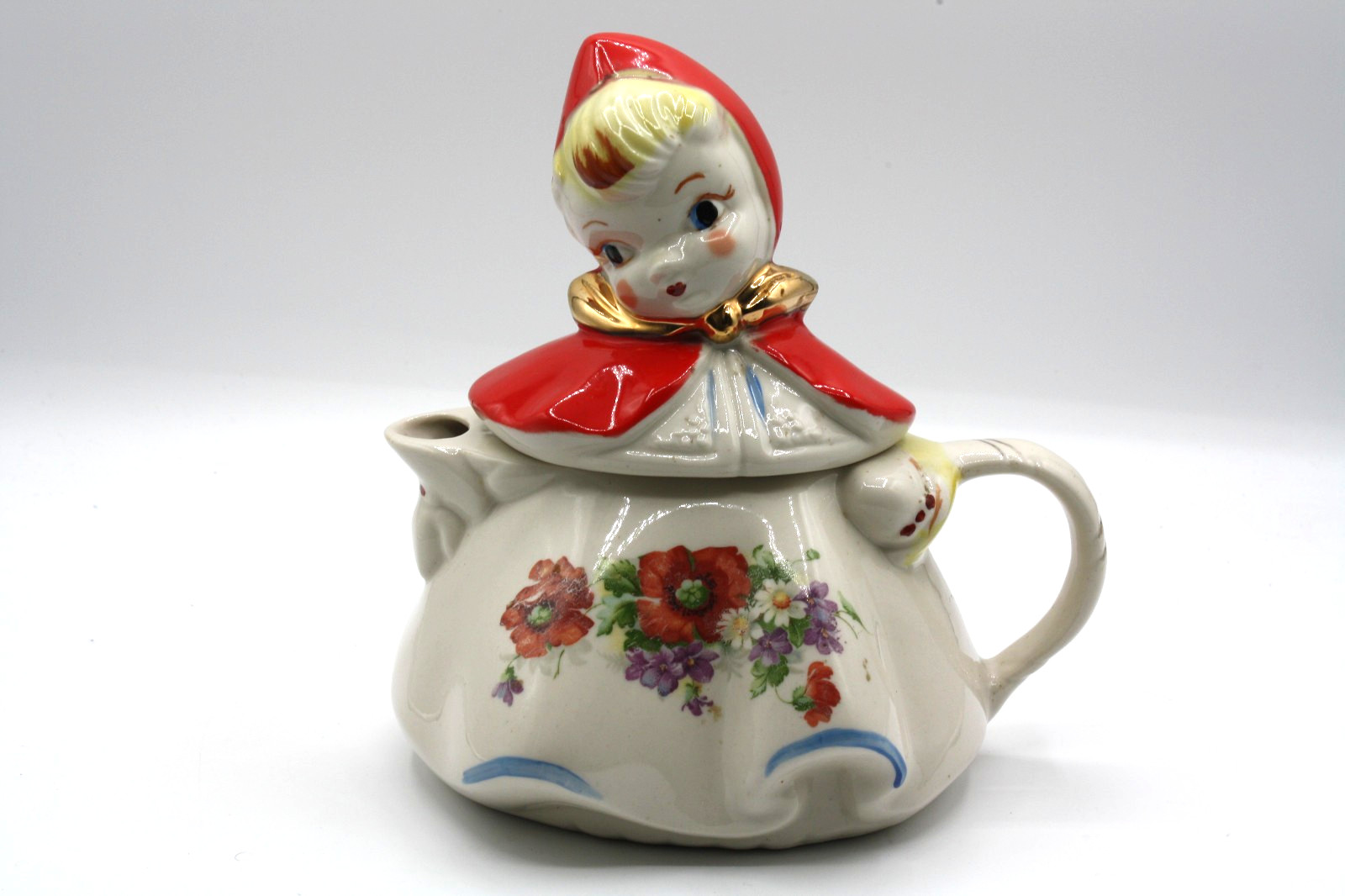 HULL Vintage Little Red Riding Hood Tea Pot