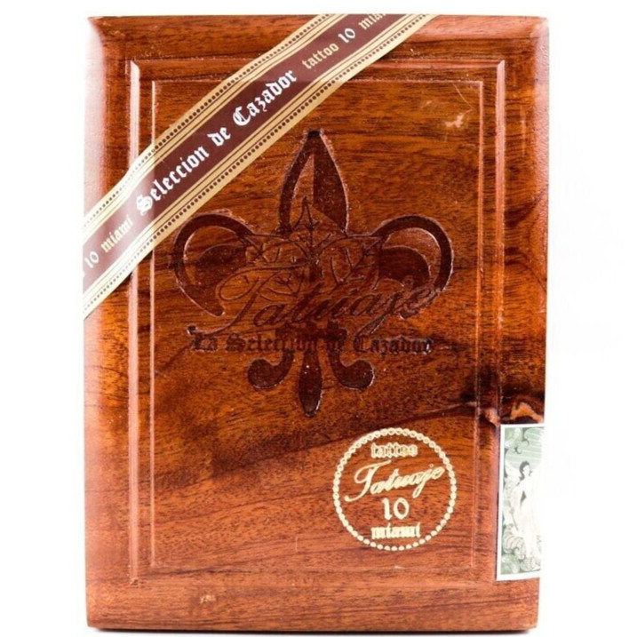 Tatuaje Belle Encre Empty Wood Cigar Box 6.5\