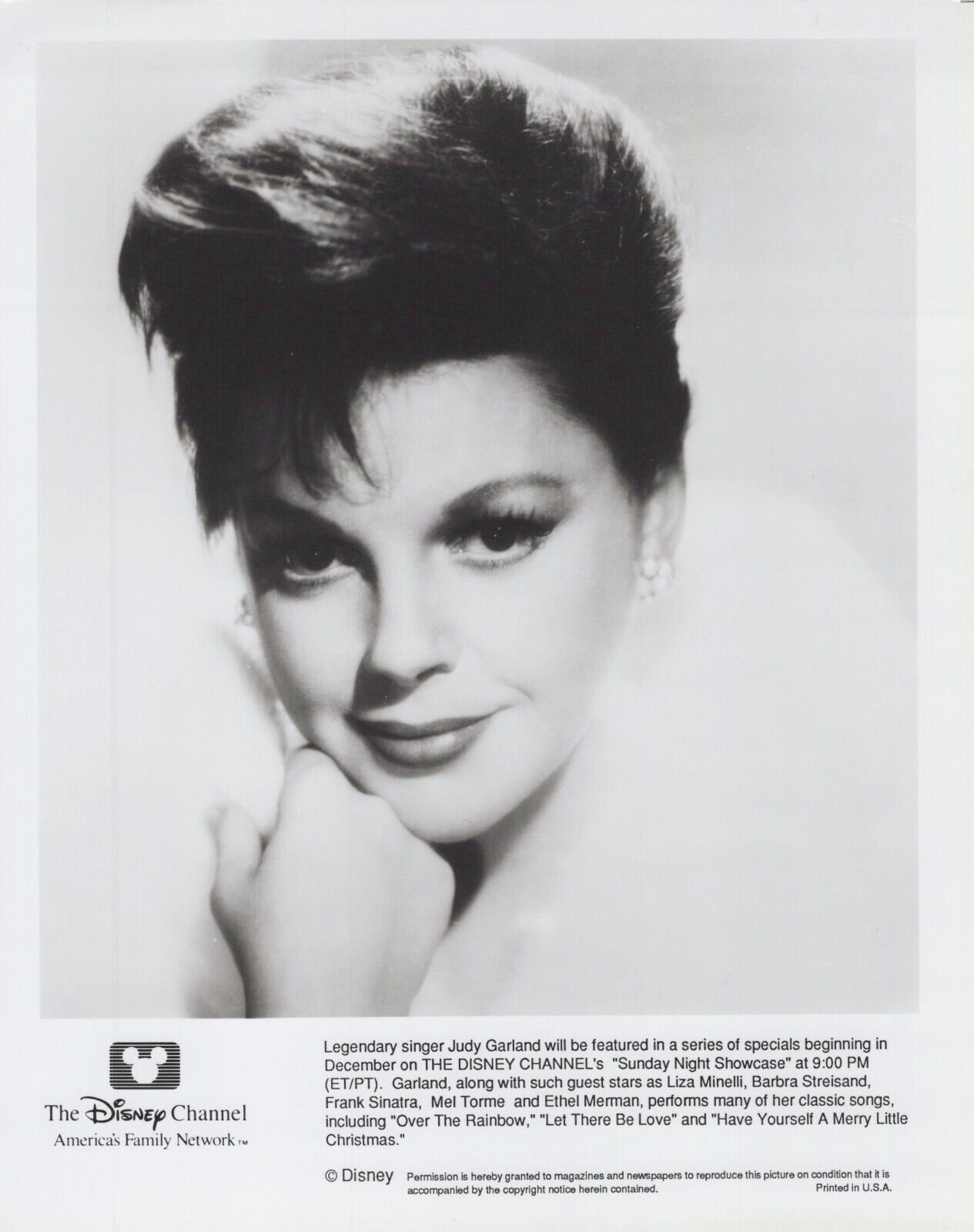 Judy Garland (1980s) ❤ Walt Disney Hollywood Photo K 544