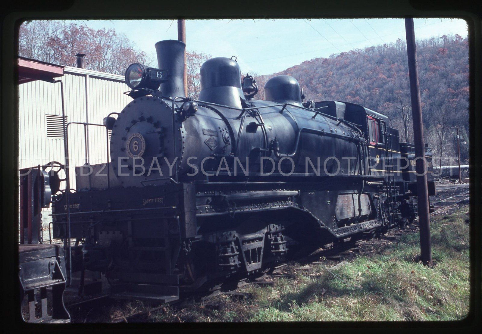 MZ00 ORIGINAL SLIDE CASS SCENIC RR WM SHAY 6 WV WEST VIRGINIA