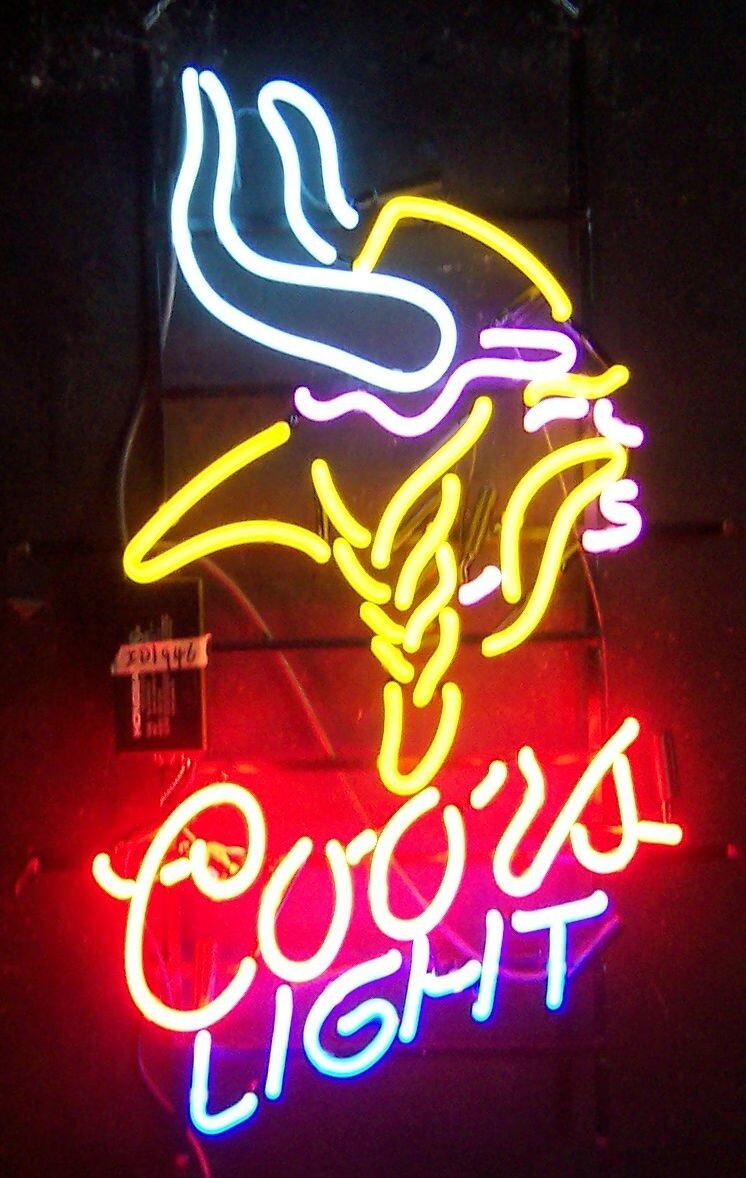 Coors Light Minnesota Vikings Beer 20\