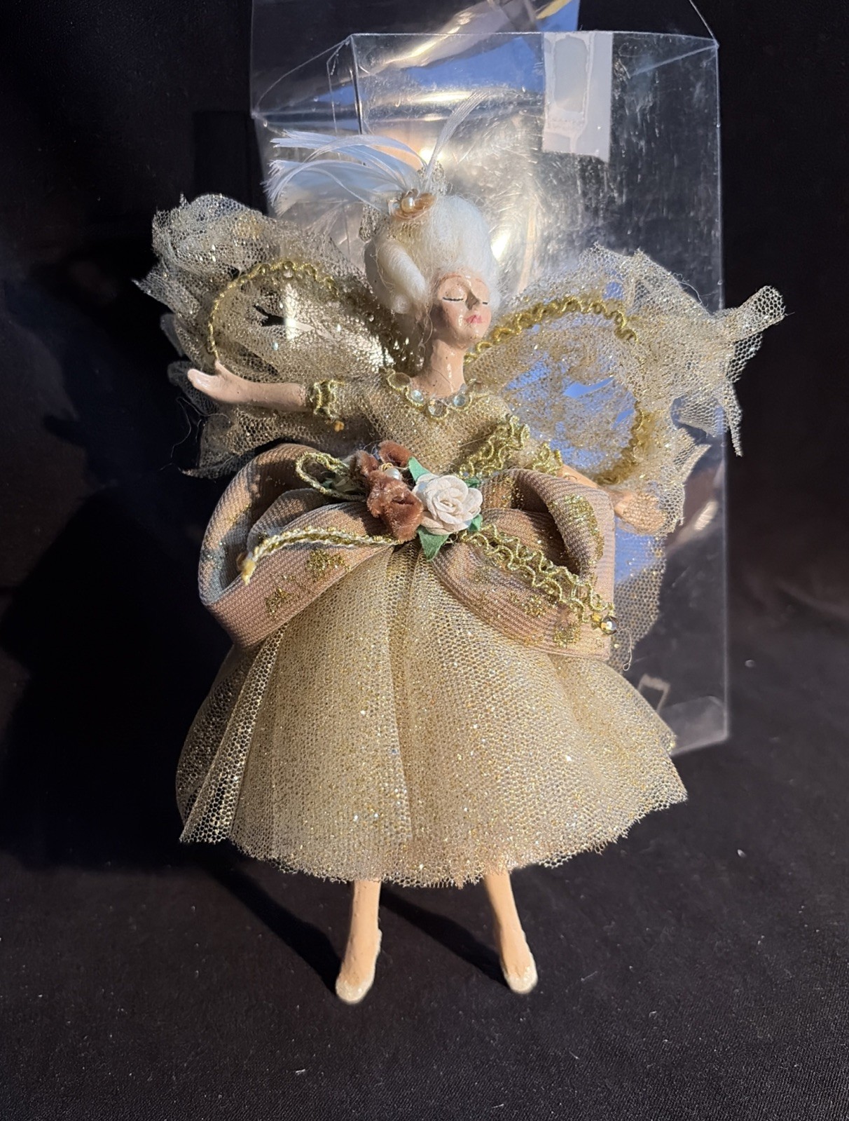 Vintage Catherine’s Collection Gold Fairy Ornament Vintage Catherine’s Collection Gold Fairy Ornament