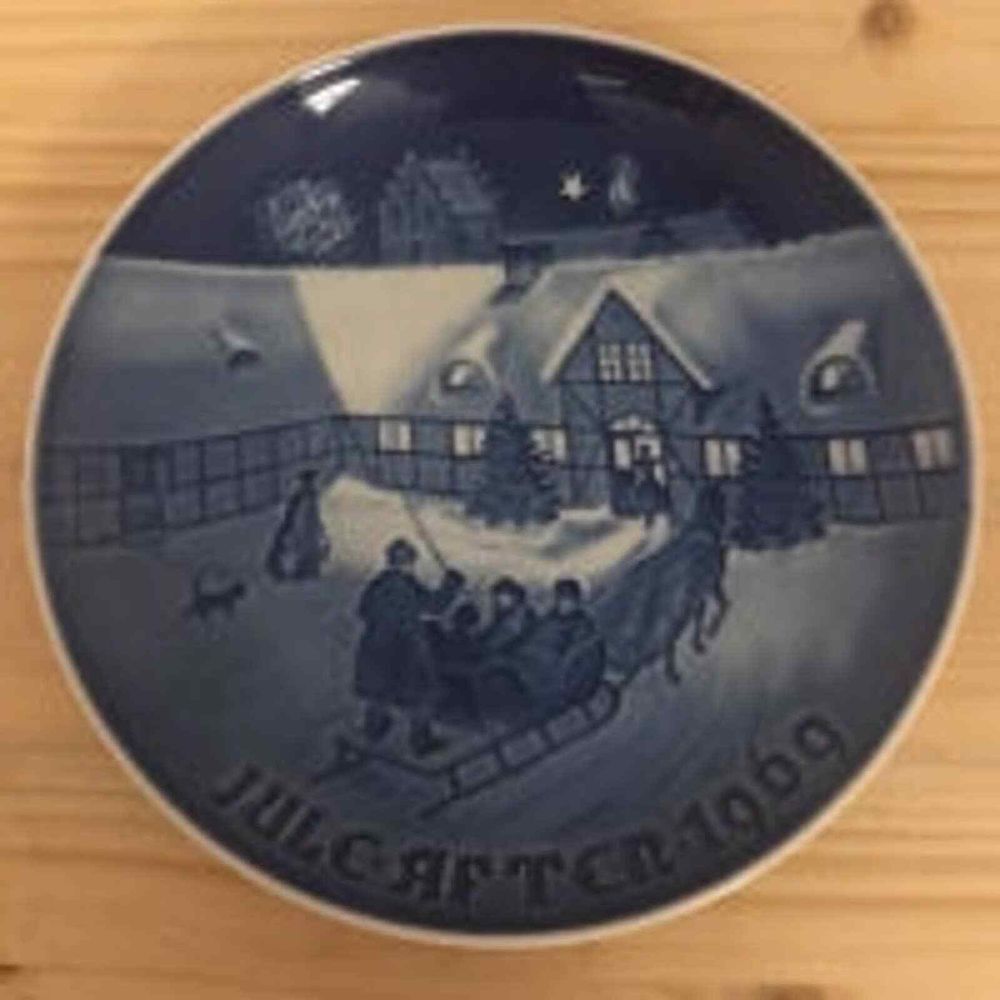 Bing & Grondahl Christmas plate. 1969. EUC
