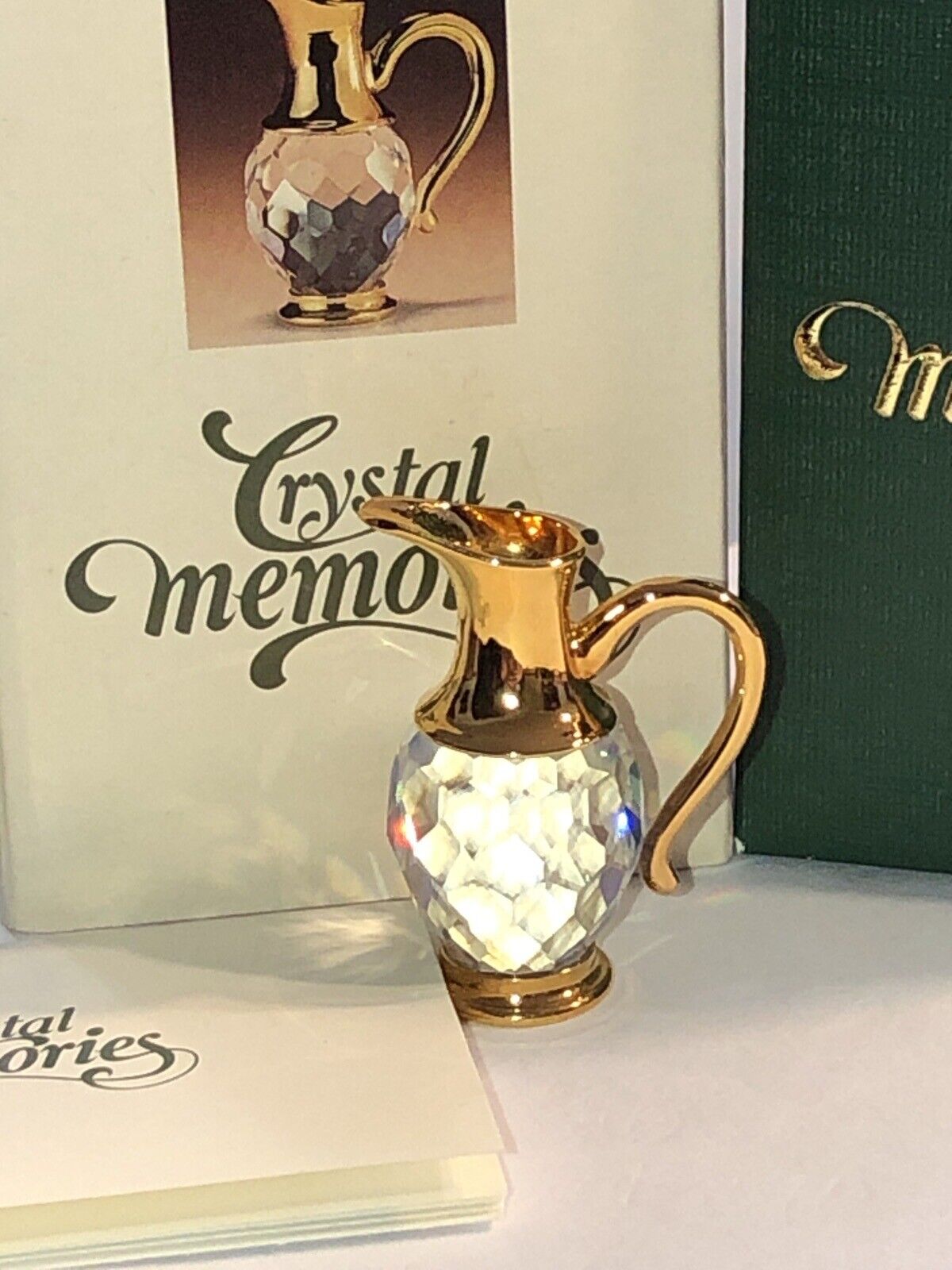 New Swarovski Crystal Memories Pitcher Decanter 9460 000 028 In Box With Cert