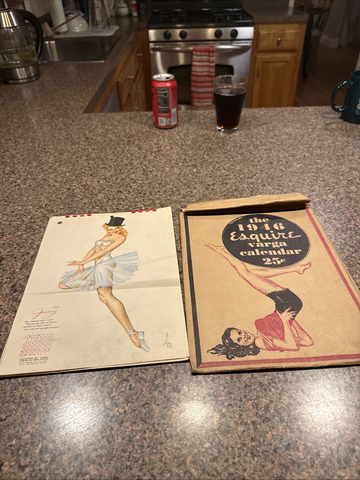 Vintage Esquire Varga Calendar 1946