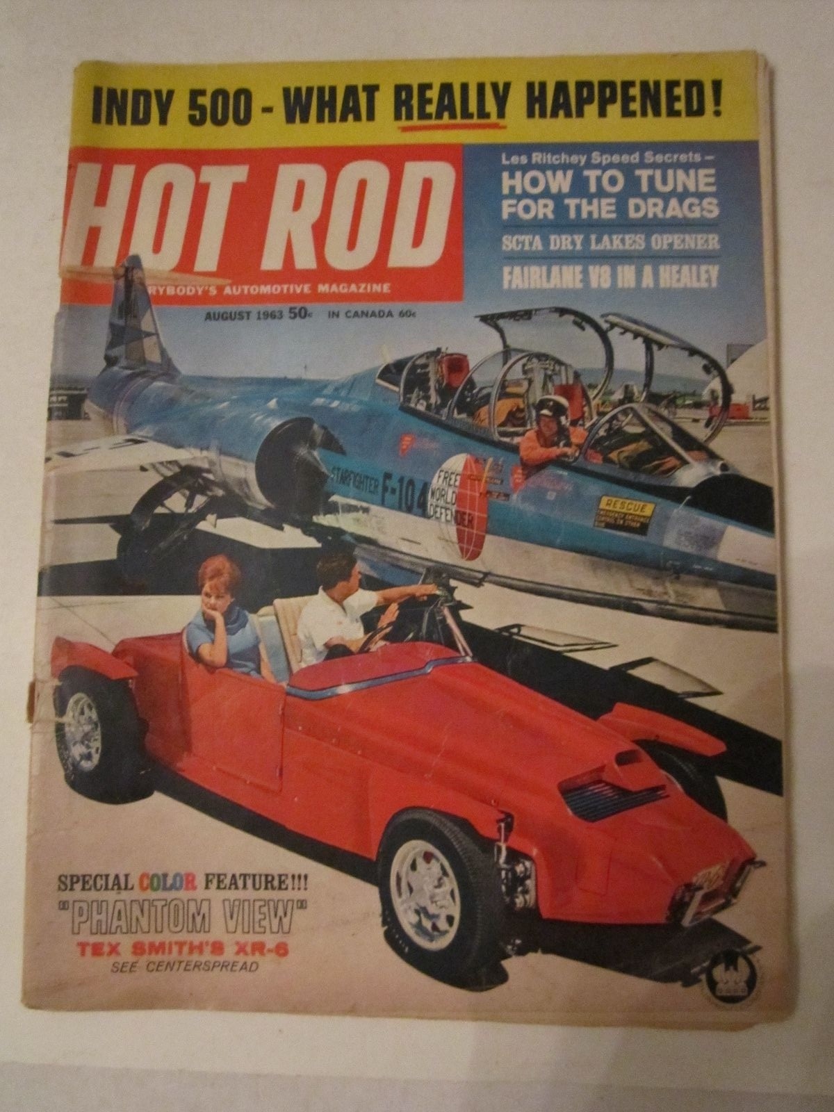 8 VTG HOT ROD MAGAZINES - (4) 1965 - (2) 1963 - 1968 - 1969 - SEE PICS