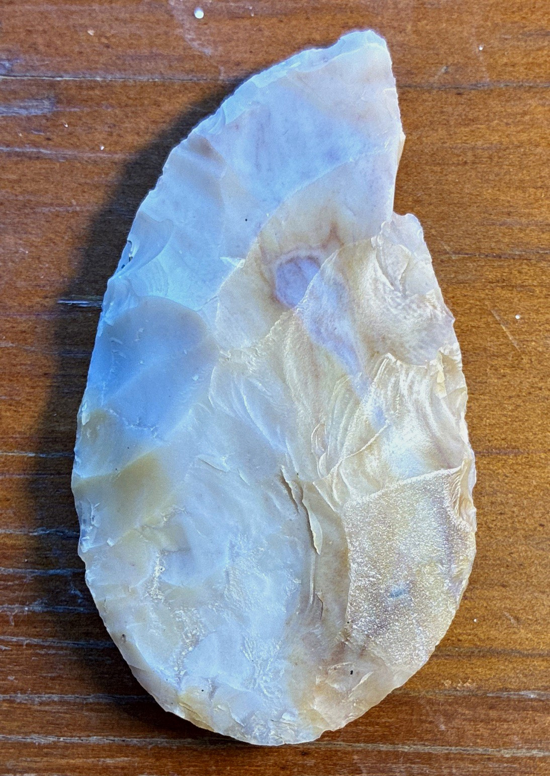 Woodland era Adena blade, flintridge material, Ohio