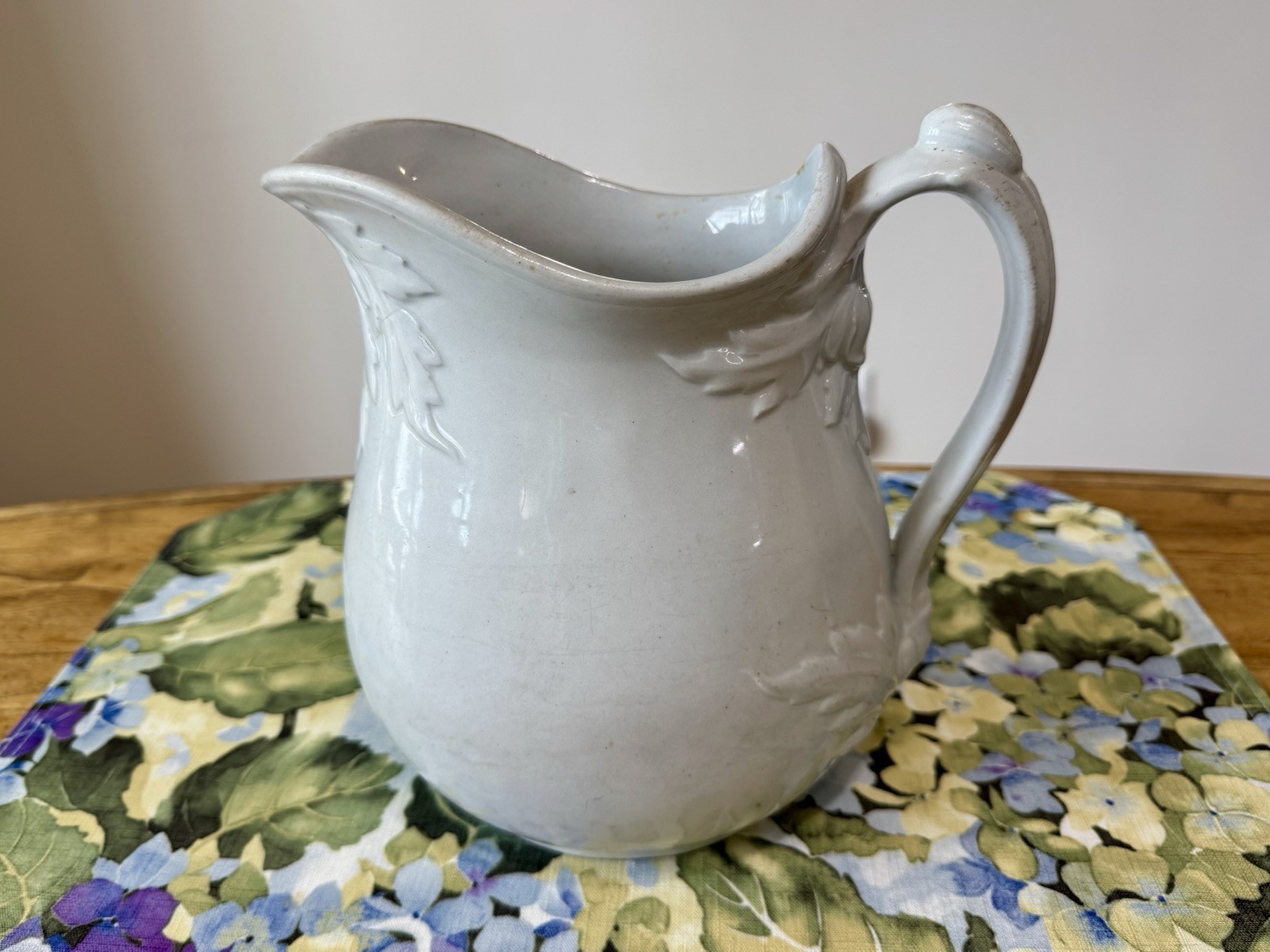 Antique J. W. Pankhurst Ironstone Pitcher 8.5\