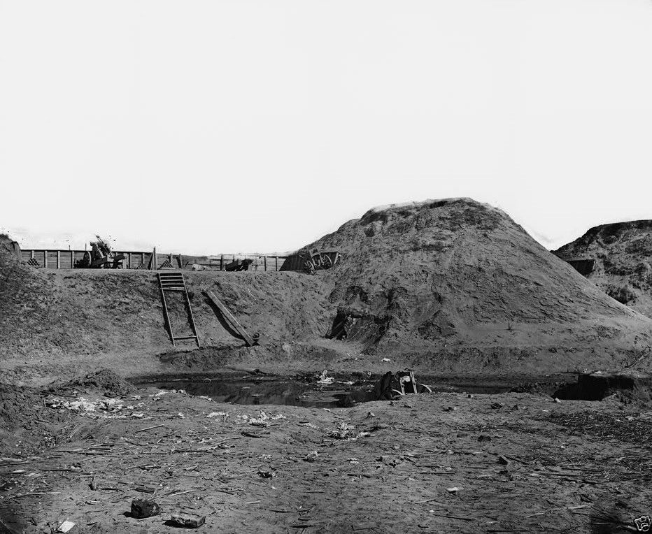 Fort Fisher Interior View Land Front January 1865 New 8x10 US Civil War Photo