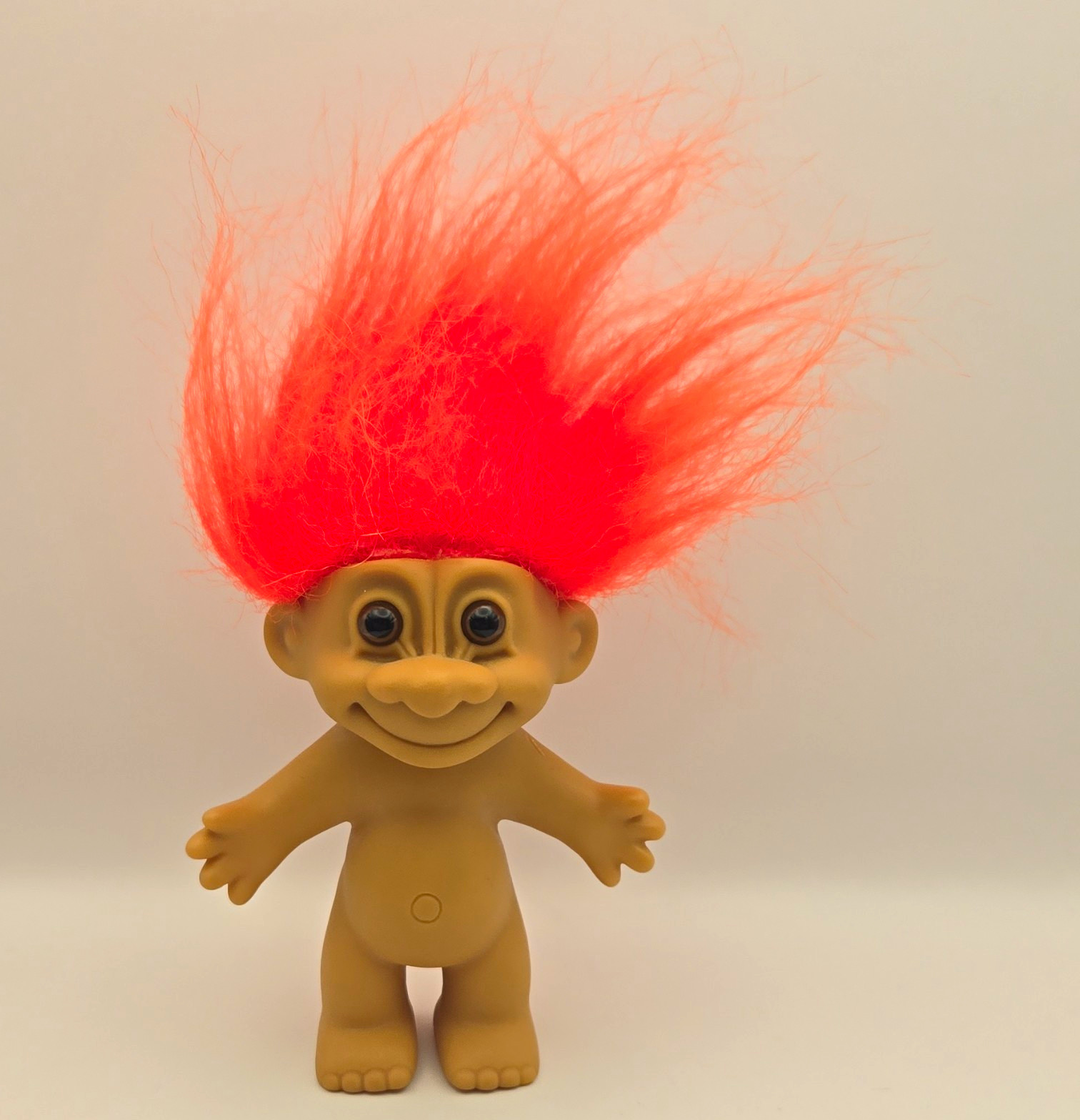 Russ Troll Figurine Bright Orange Hair