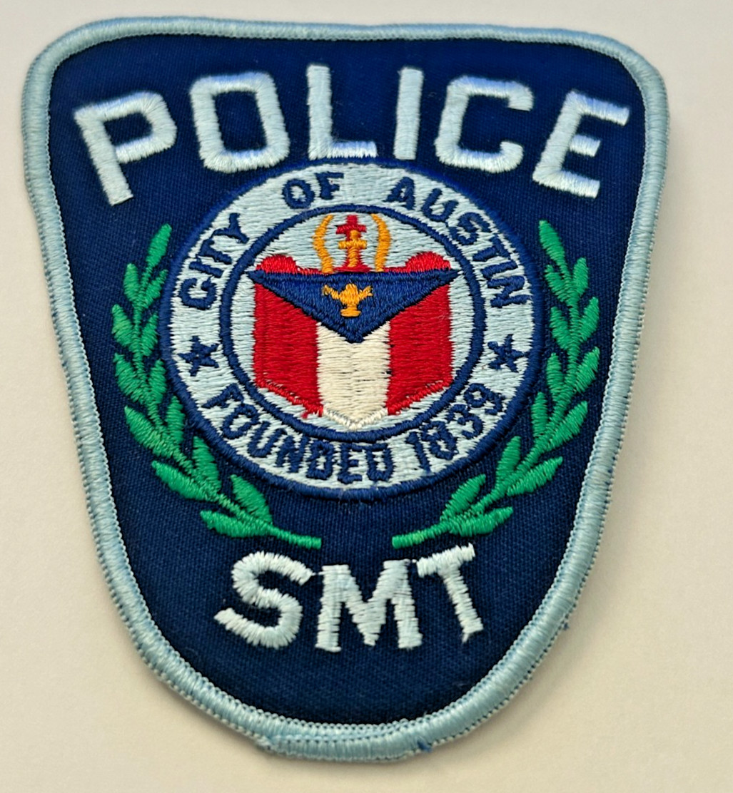 Vintage Austin Texas Police SMT Special Missions Team Patch Unused