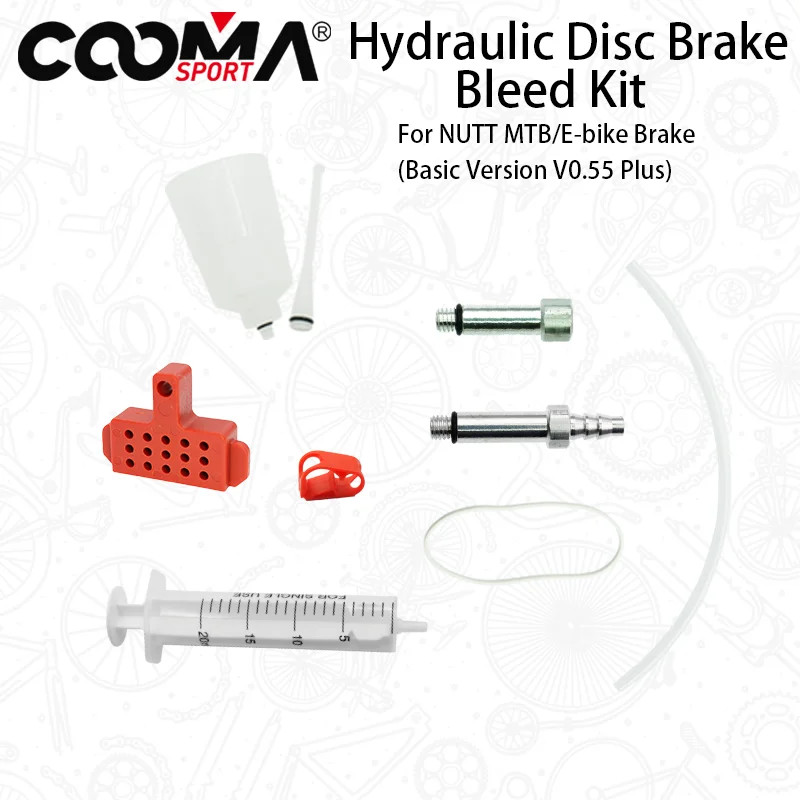 Hydraulic Brake Bleed Kit for NUTT A1 A2 Hydraulic Brake, Mineral Oil Basic Tool