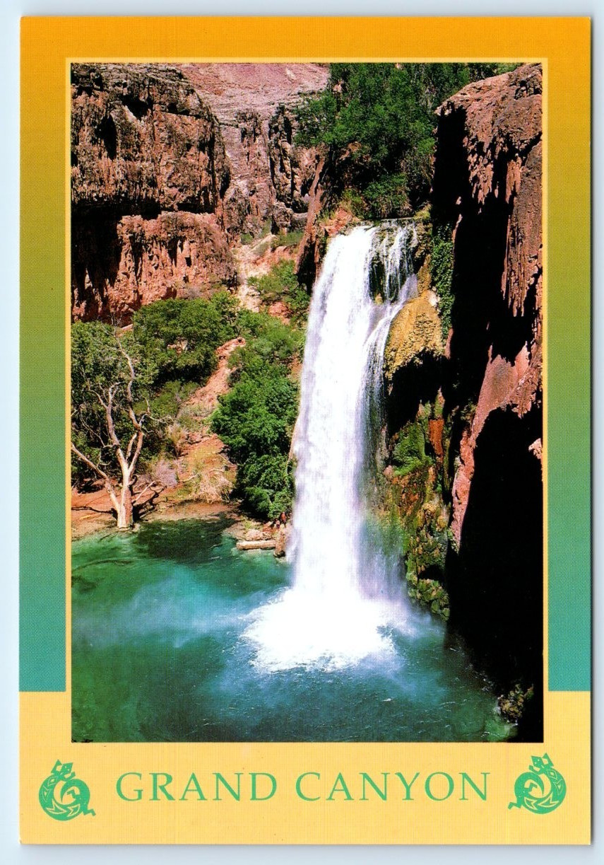Havasu Falls - Havasupai Native Reservation - Grand Canyon ARIZONA 4x6 Postcard