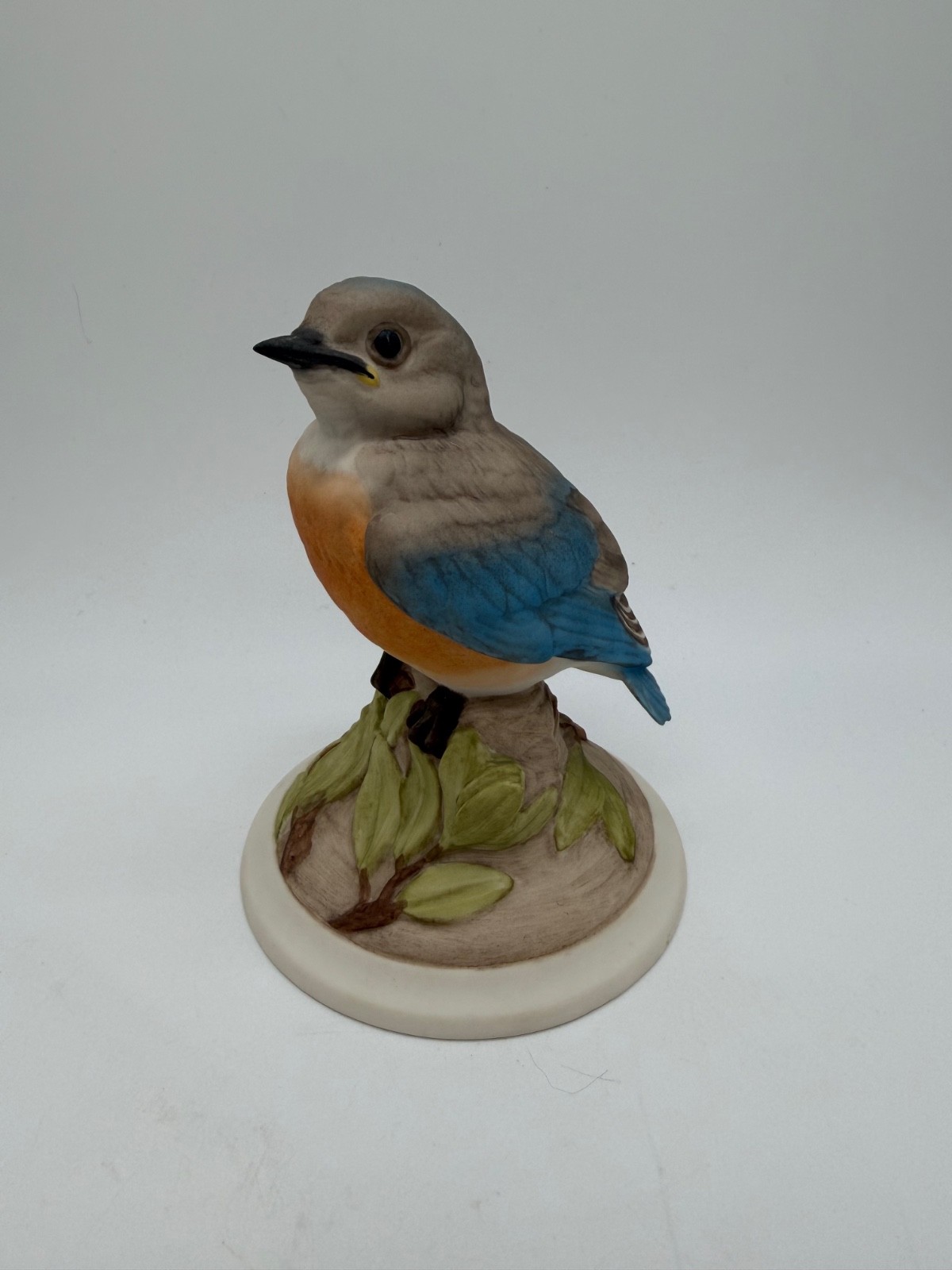 Vintage Boehm Porcelain Baby Blue Bird Figurine 442 Vintage Boehm Porcelain Baby Blue Bird Figurine 442