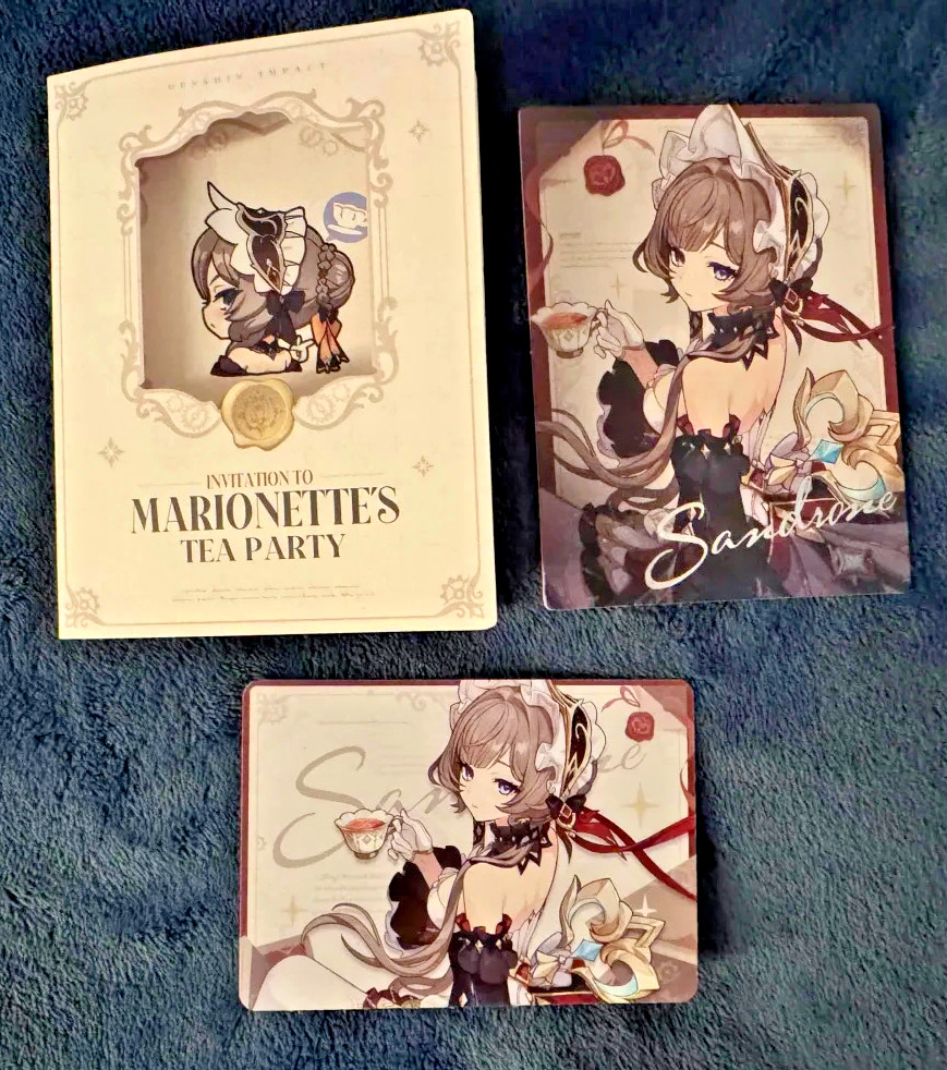 Genshin Impact Anime Expo 2026 Exclusive Sandrone Tea Party Card