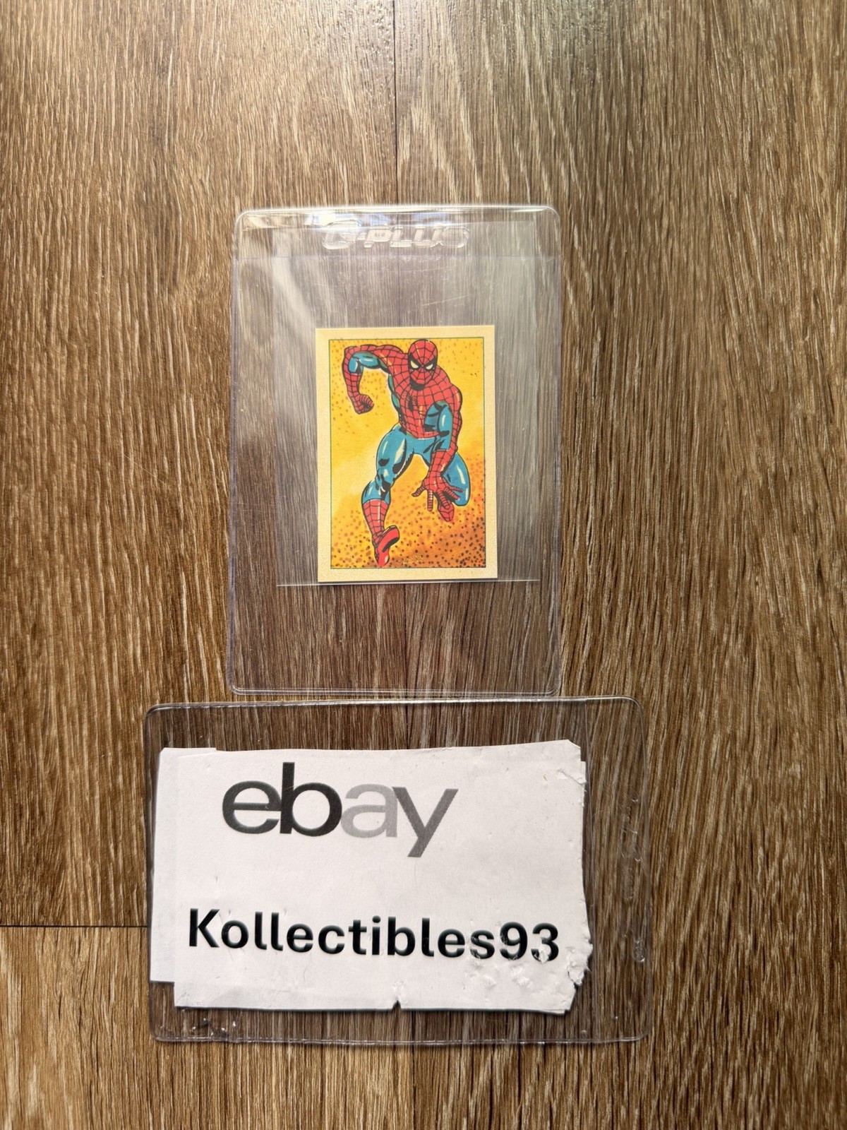 1984 Leaf Marvel Super Heroes Secret Wars Stickers #39 Spider-Man Trading Card