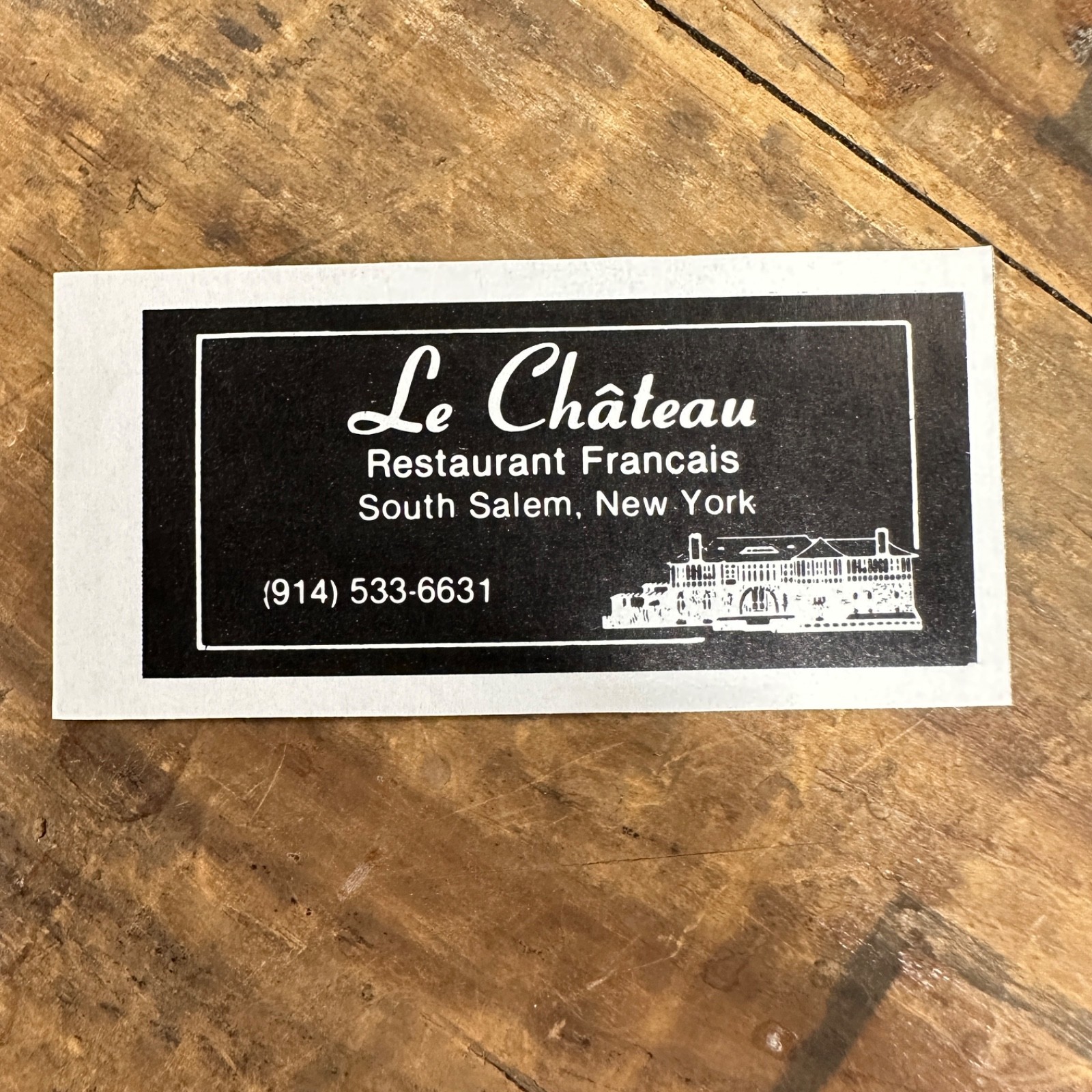 1998 Le Château Restaurant Francais Vintage Restaurant Print Ad S Salem St NYC