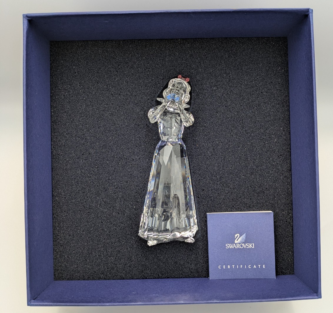 Swarovski Disney Snow White Clear Crystal Figurine 994881 Retired Mint Box COA