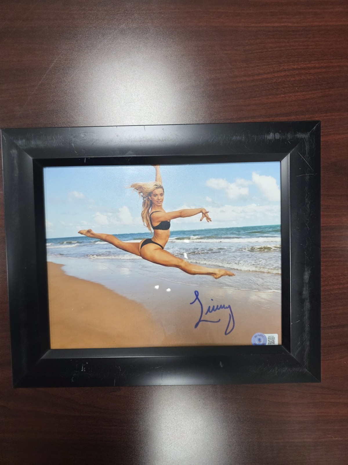 Olivia “Livvy” Dunne Signed 8x10 Photo Sports Illustrated Swimsuit LSU BAS #2 Olivia “Livvy” Dunne Signed 8x10 Photo Sports Illustrated Swimsuit LSU BAS #2