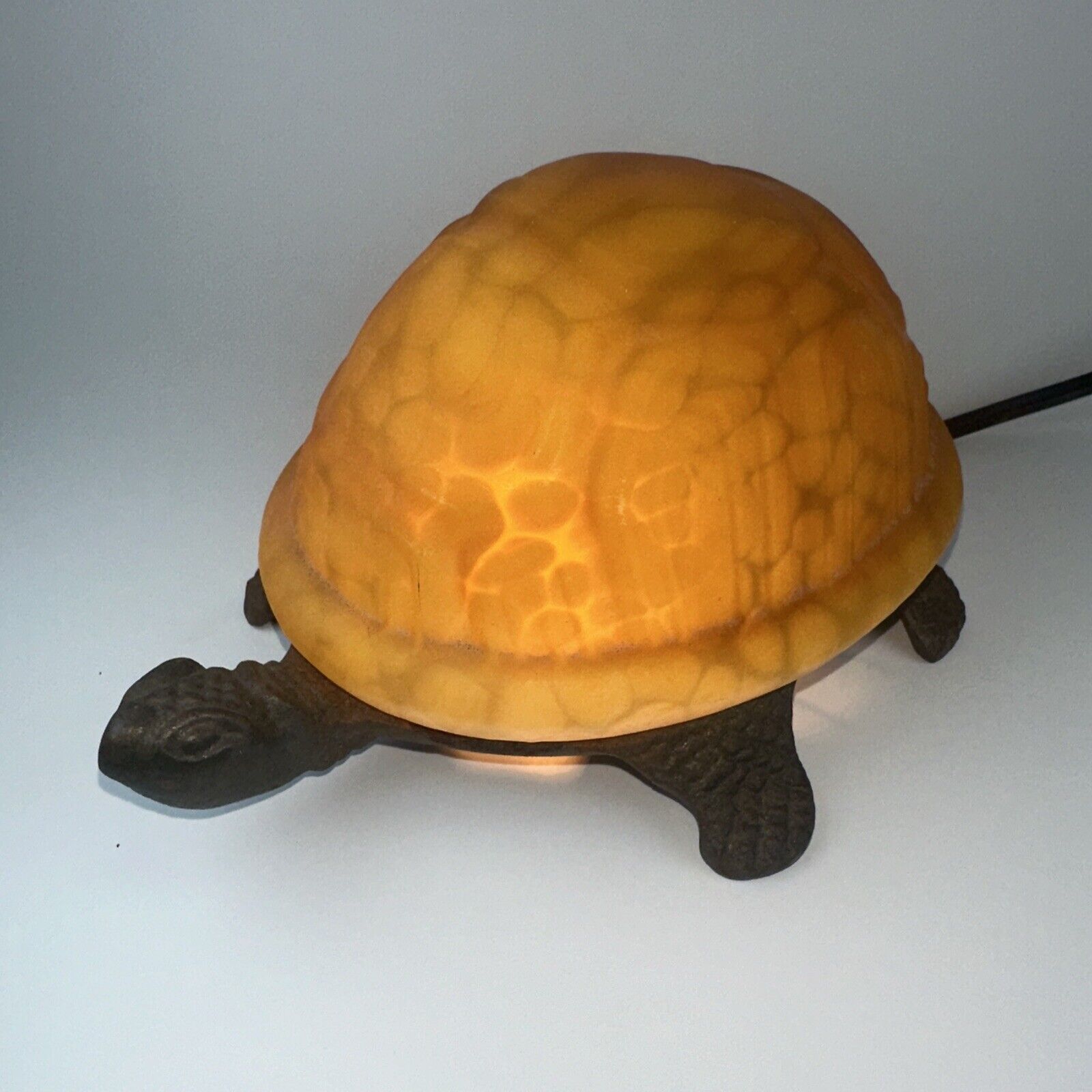 Turtle Table Lamp Night Light w/Opaque Shell With On/Off Switch