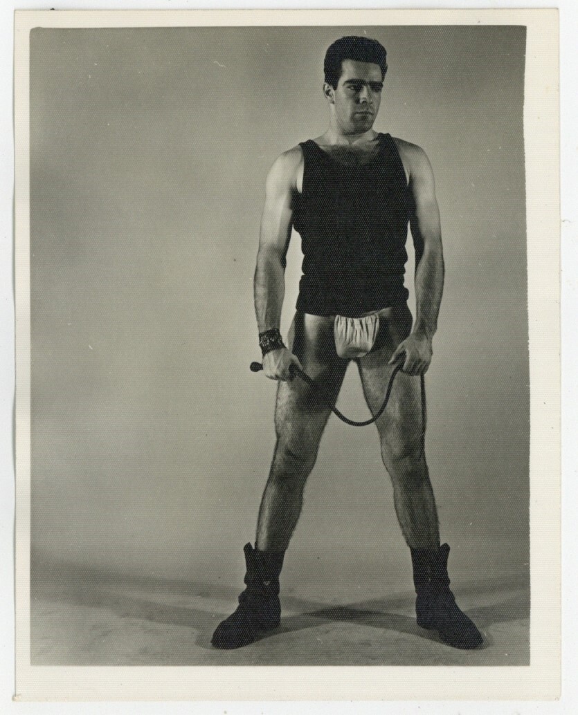 Kris of Chicago 1960 Paul Cully 5x4 Male Nude Gay Physique Hairy Beefcake Q8000