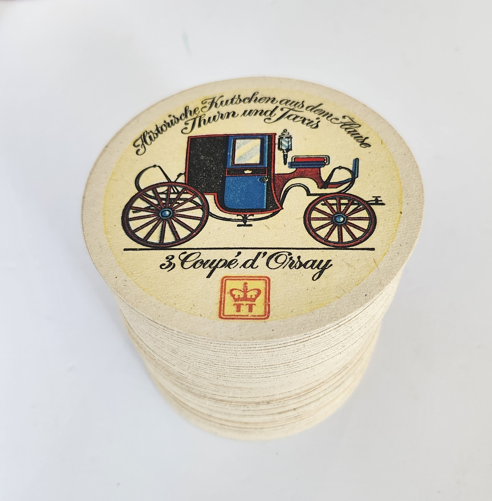 Vintage European Beer Coasters Fürstliche Brauerei Steigenberger Hotels Germany