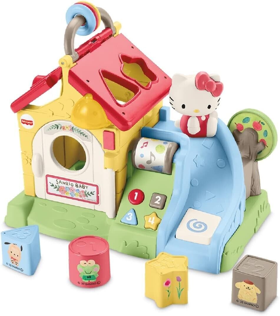 Mattel Fisher-Price Sanrio Baby Bilingual Forest Chatting House NEW JAPAN F/S