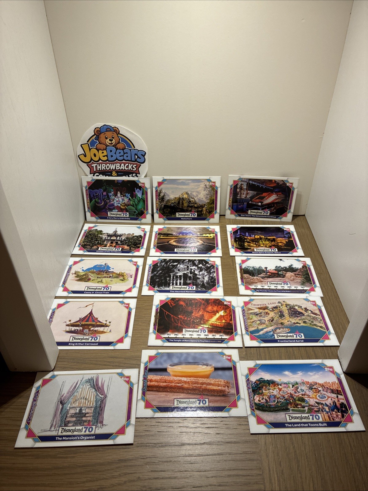 2025 Topps Disney 70th Anniversary Bulk Lot 26 Cards Base Then & NOW - Churro