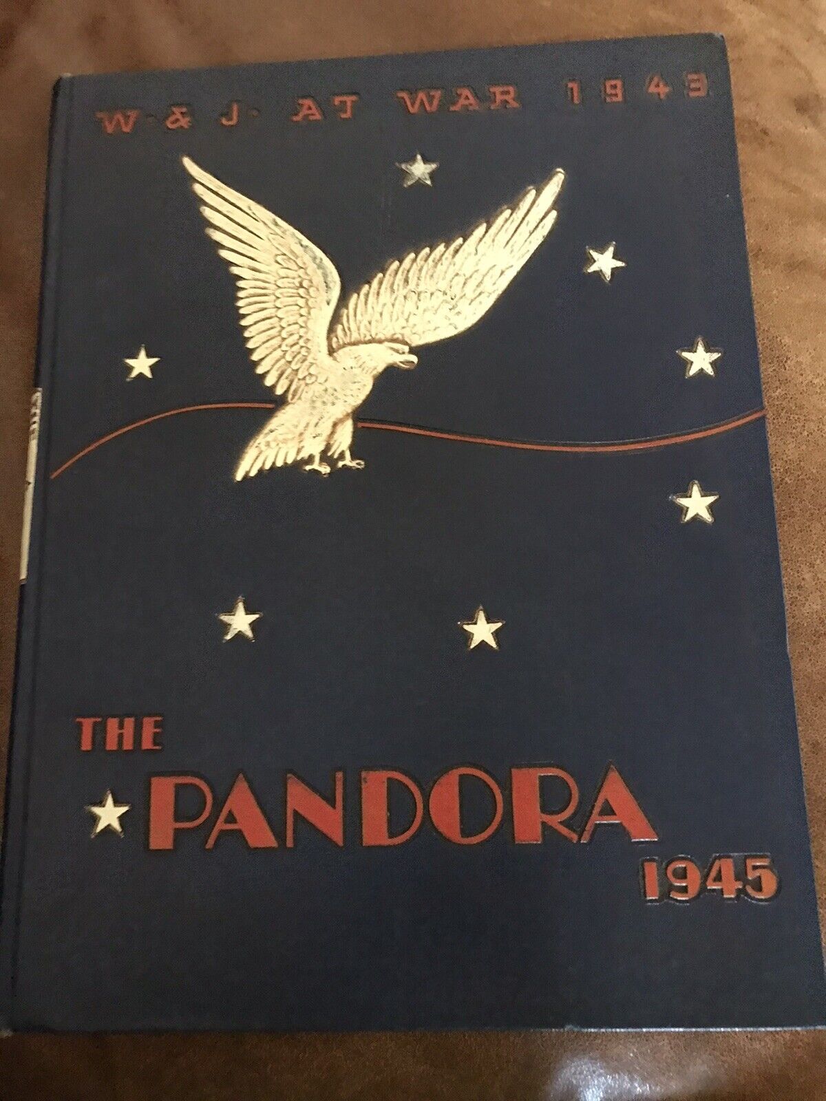 Waahington and Jefferson College The Pandora 1945  at War 1943 Yearbook 