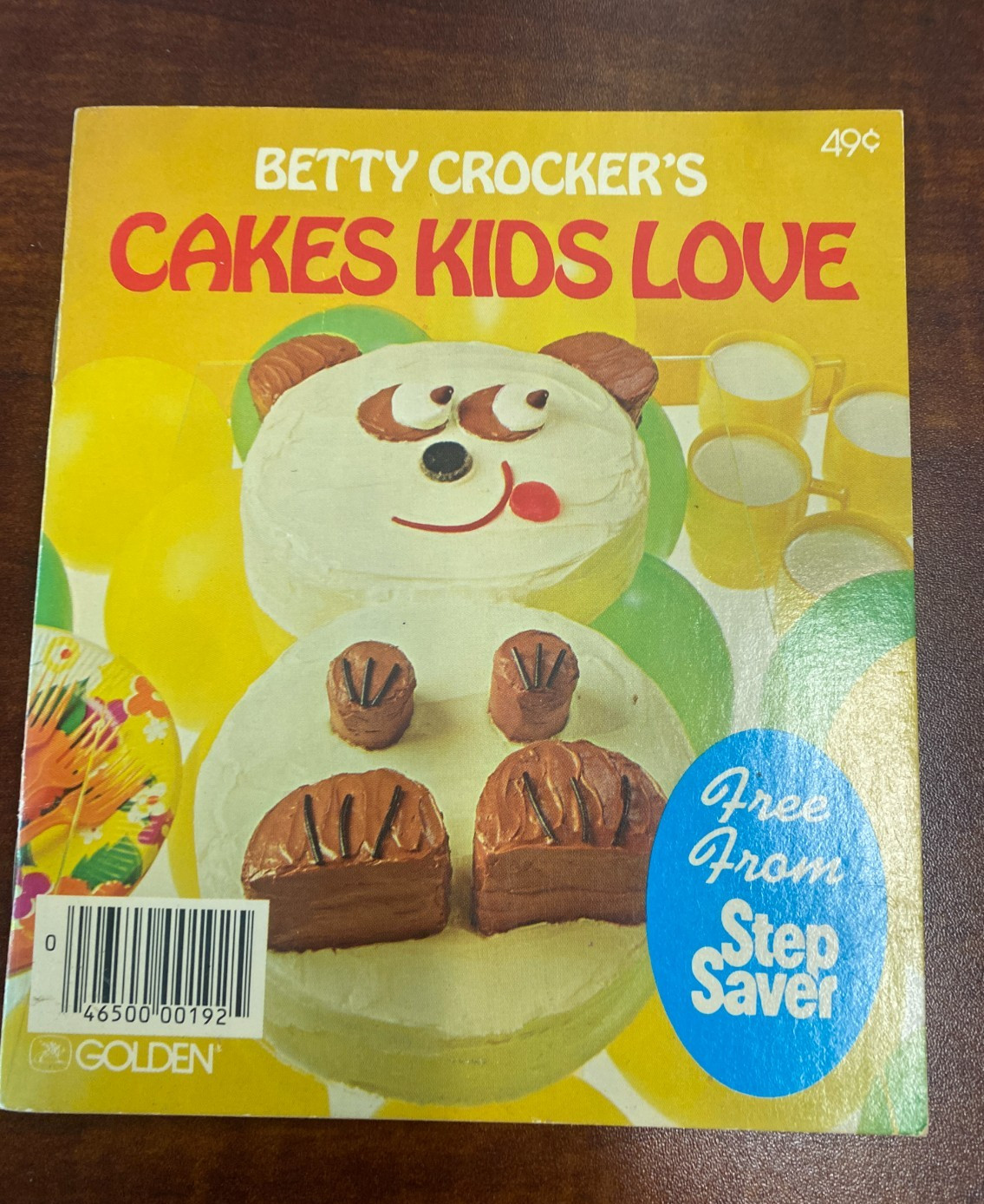 Vintage 1976 Betty Crocker\'s Cakes Kids Love Recipe Booklet Golden Press