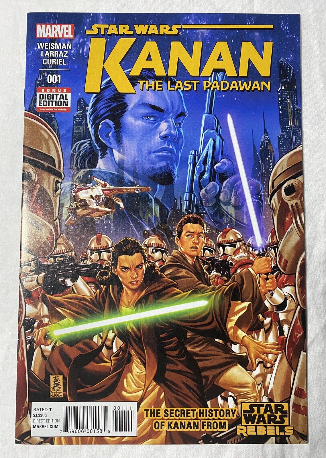 Star Wars: Kanan The Last Padawan #1. 1st Ezra, Hera, Sabine Wren 2015 NM+