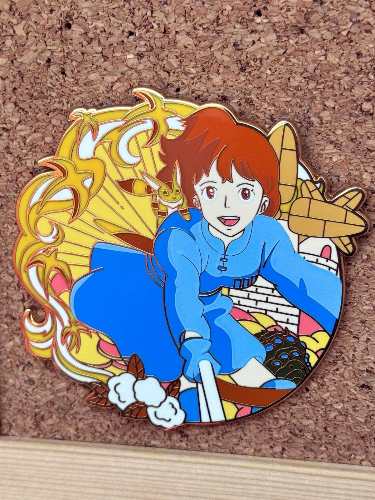 Nausicaa of the Valley of the Wind Enamel Pin Metal Badge Figure Anime