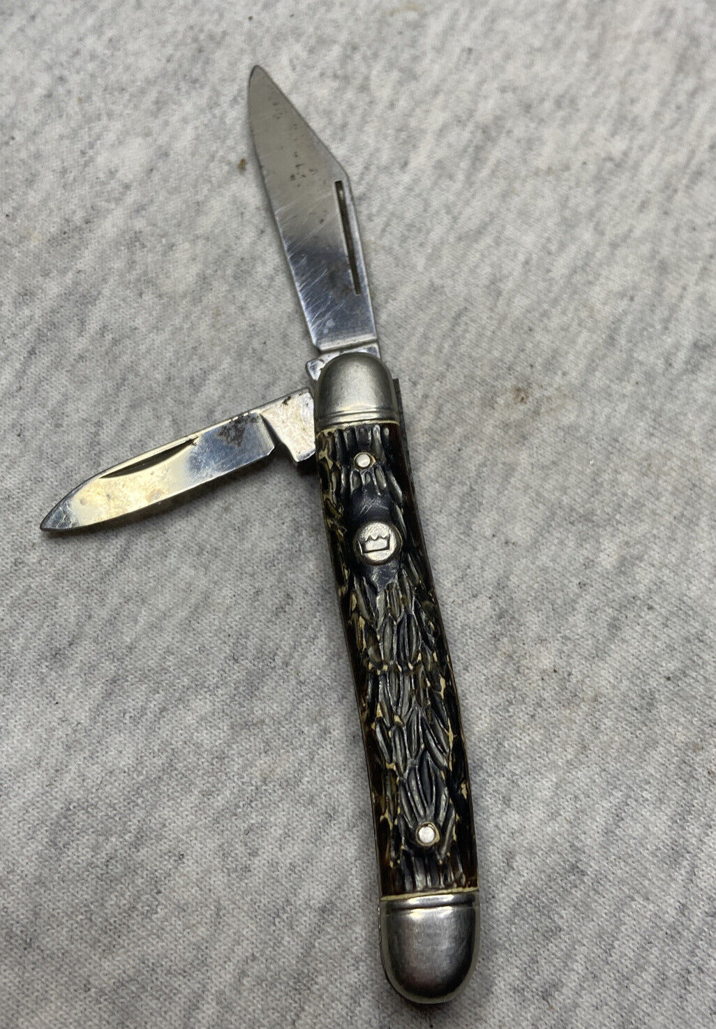 Vintage Imperial Two Blade Pocket Knife RI USA