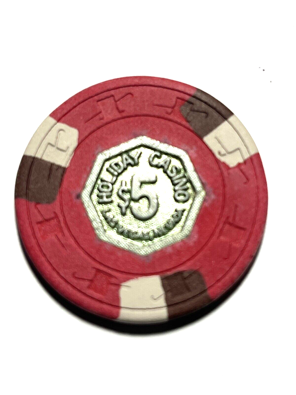 -VINTAGE NEVADA-**HOLIDAY CASINO**$5 Chip Las Vegas-1975
