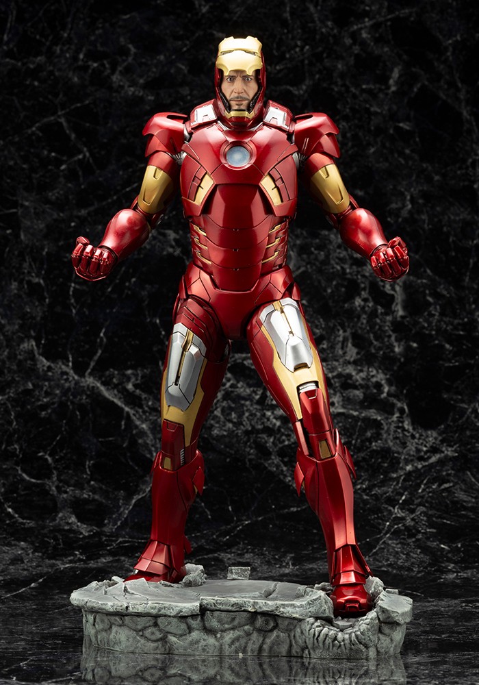 Kotobukiya 1/6 Avengers Series Marvel Avengers Movie Iron Man Mark 7 Artfx Statu