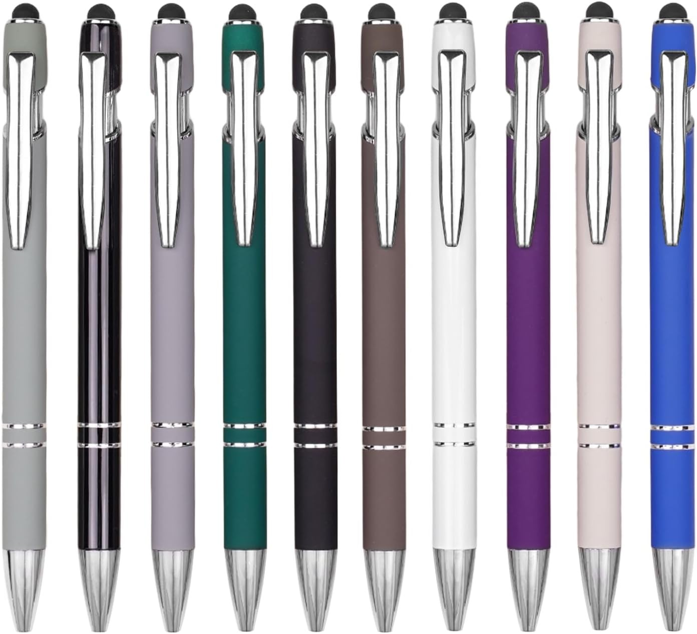 Ballpoint Pen Metal Soft Stylus Pen Touch Screens Retractable Tactile 10 Color Ballpoint Pen Metal Soft Stylus Pen Touch Screens Retractable Tactile 10 Color