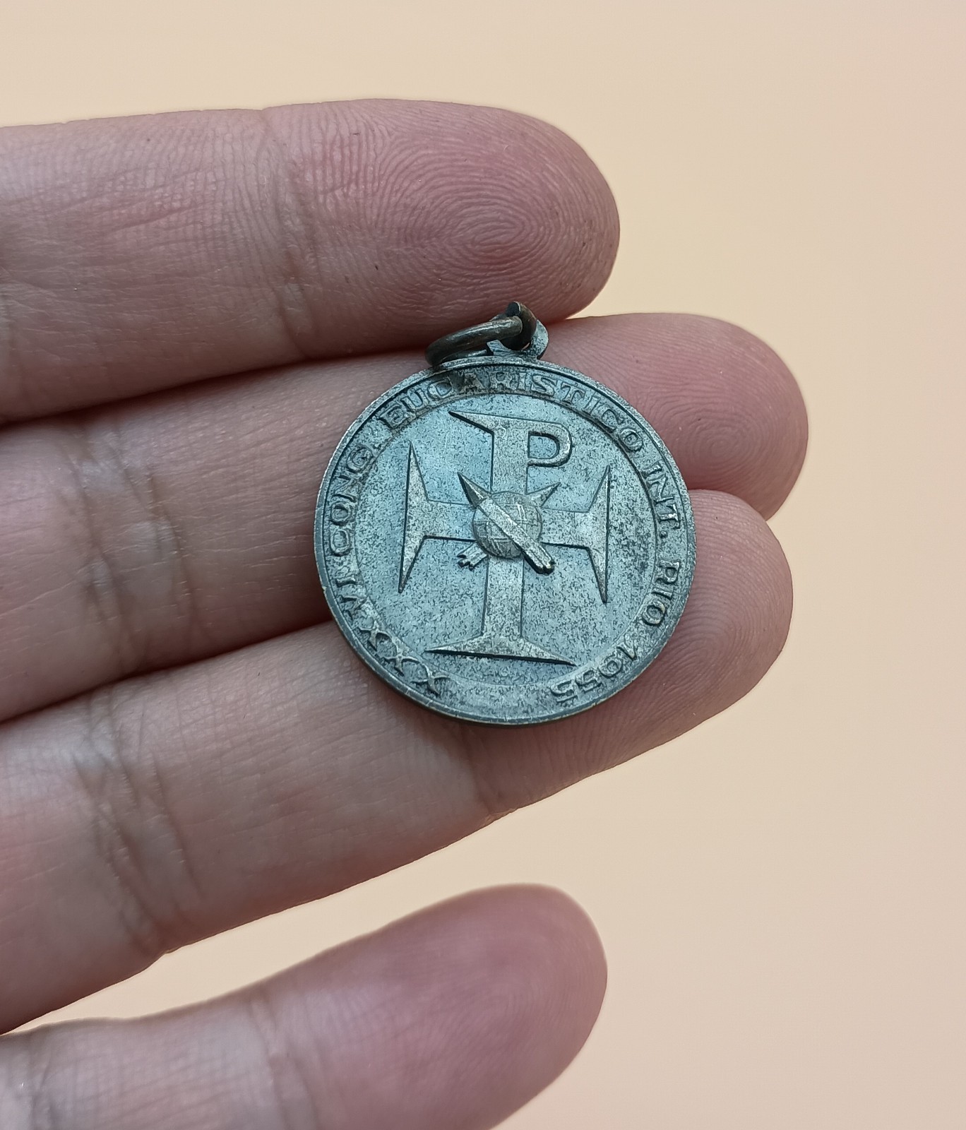 XXXVI Congress Eucaristico International Rio 1955 Medallion Vtg Catholic Medal