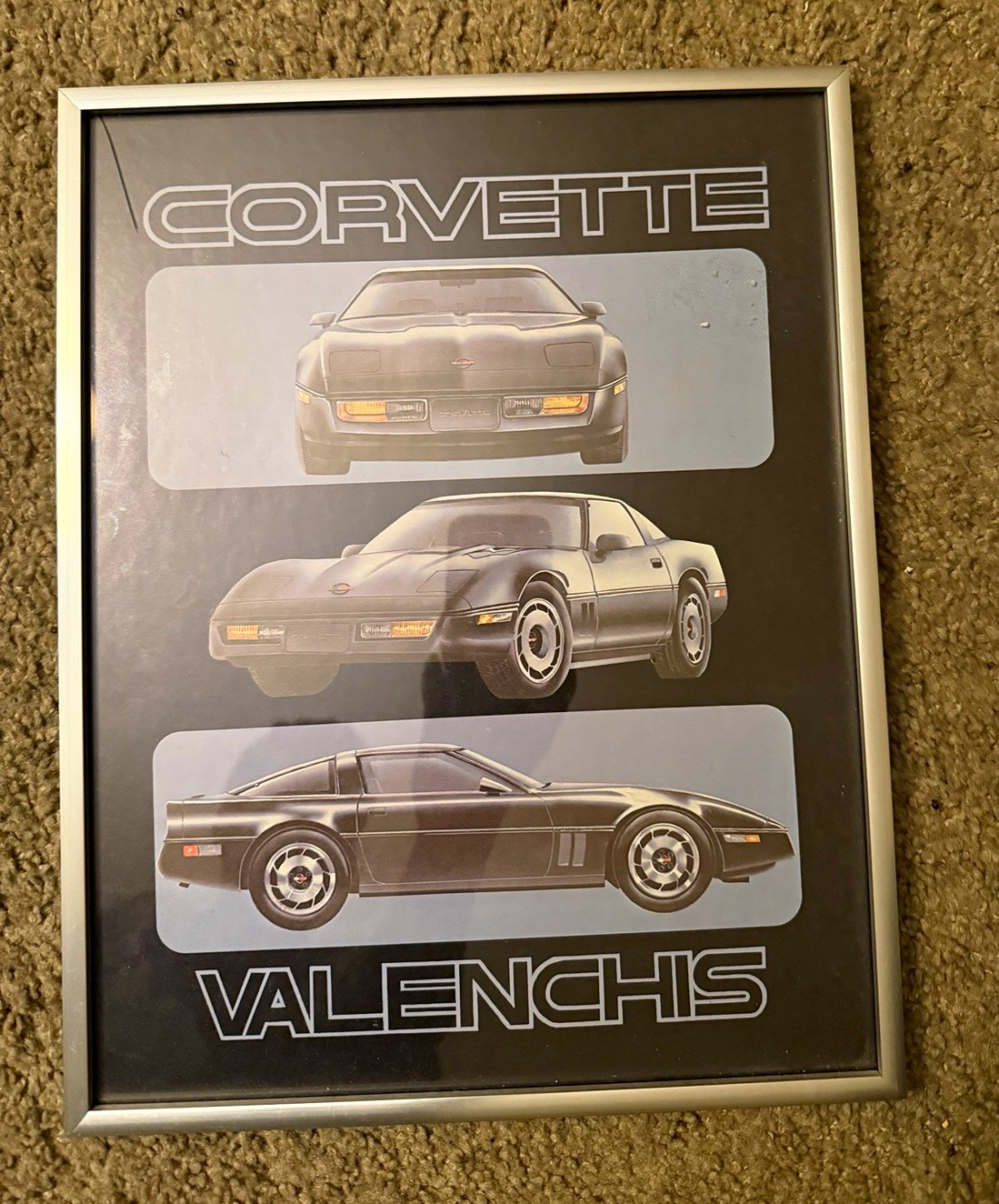 1982 Chevrolet Corvette Framed Poster/Print \