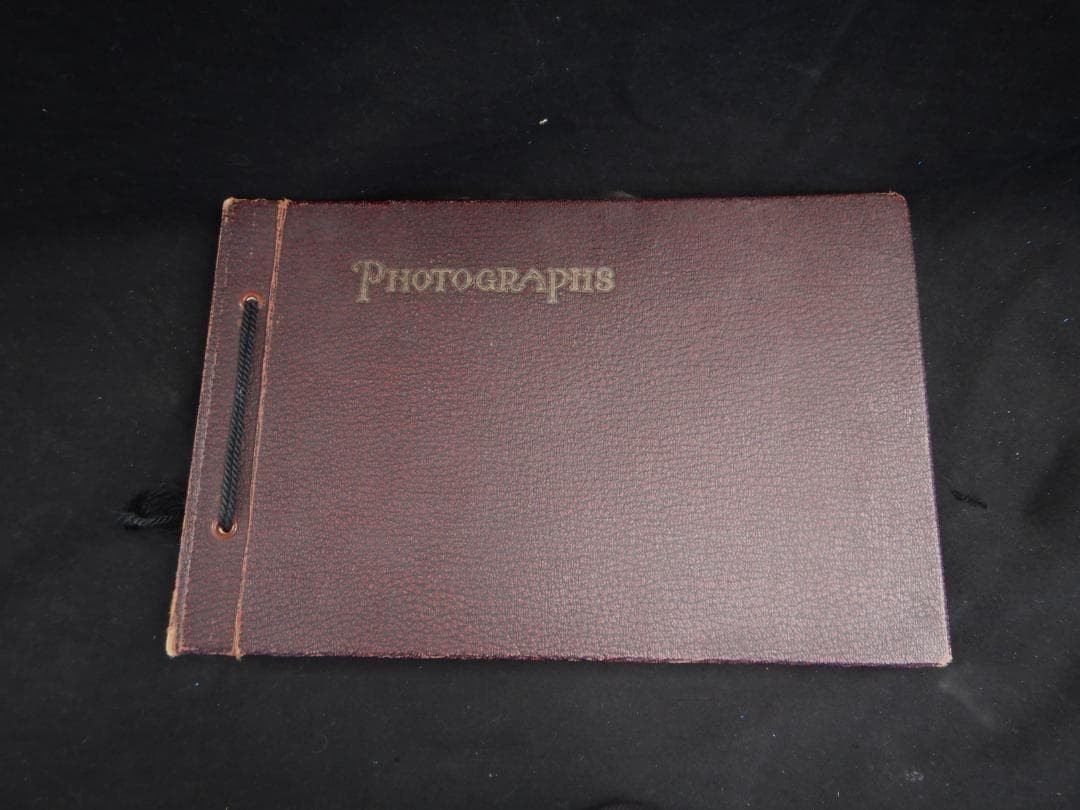 Antique Japanese Photo Album 120 Photos Meiji Soldiers Kimono Steamships Kobe