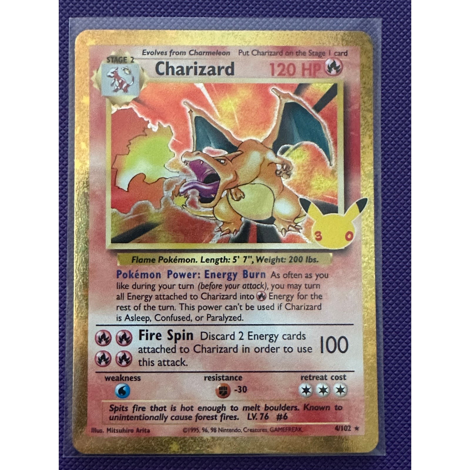Charizard 4 - 30th Celebration