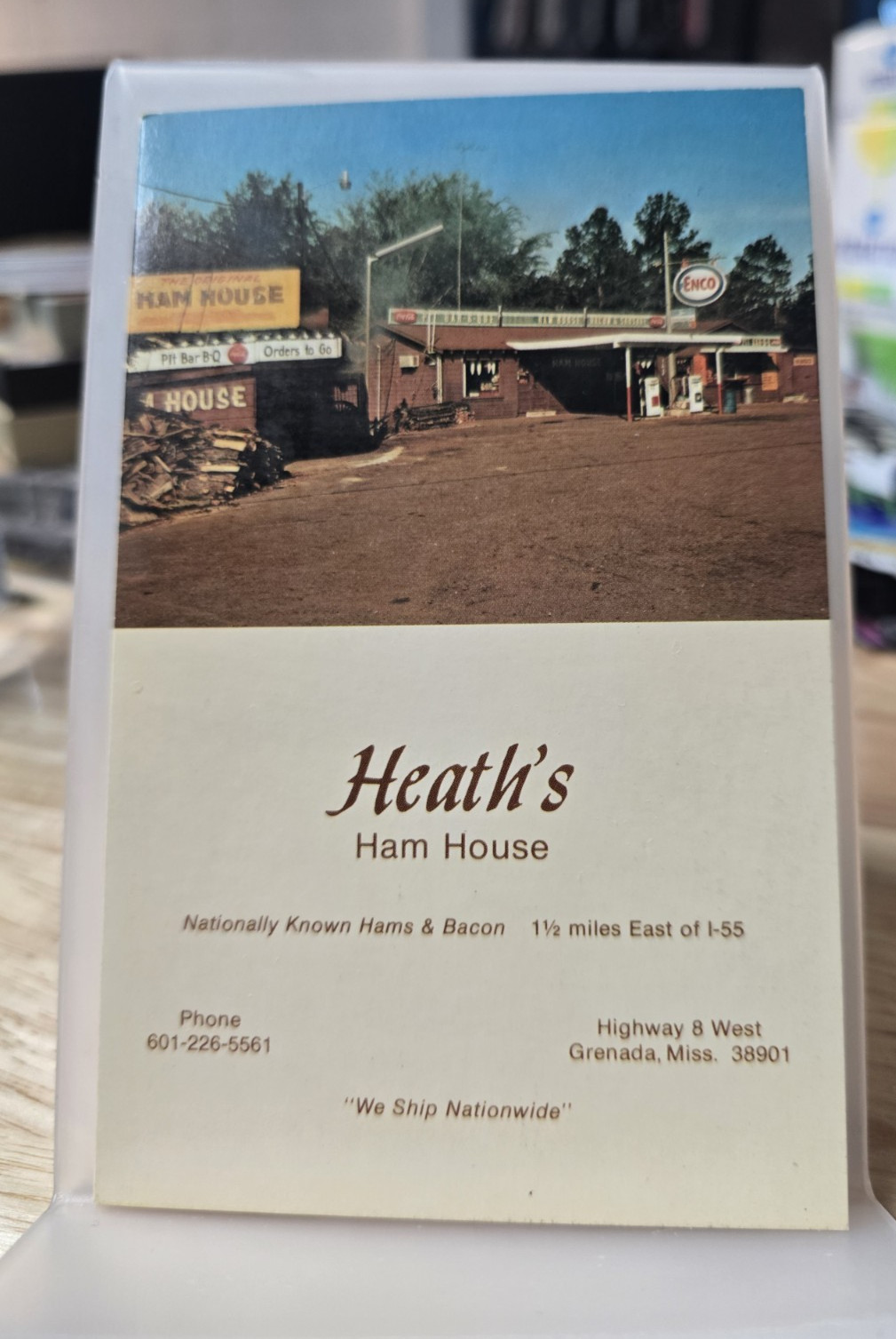 Vintage Heath\'s Ham House Brochure Grenada Mississippi Slicing Guide Ephemera
