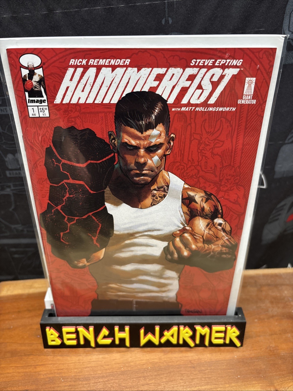 HAMMERFIST #1 - DAN PANOSIAN VARIANT COVER E - IMAGE COMICS/2026 HAMMERFIST #1 - DAN PANOSIAN VARIANT COVER E - IMAGE COMICS/2026