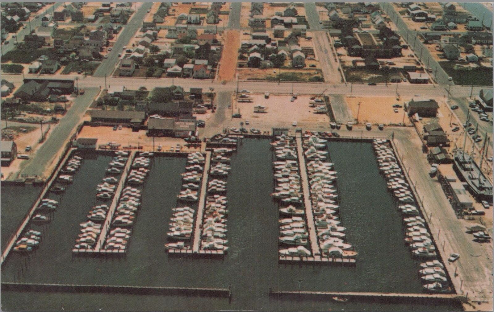 Postcard Shelter Harbor Marina Beach Haven NJ Postcard Shelter Harbor Marina Beach Haven NJ