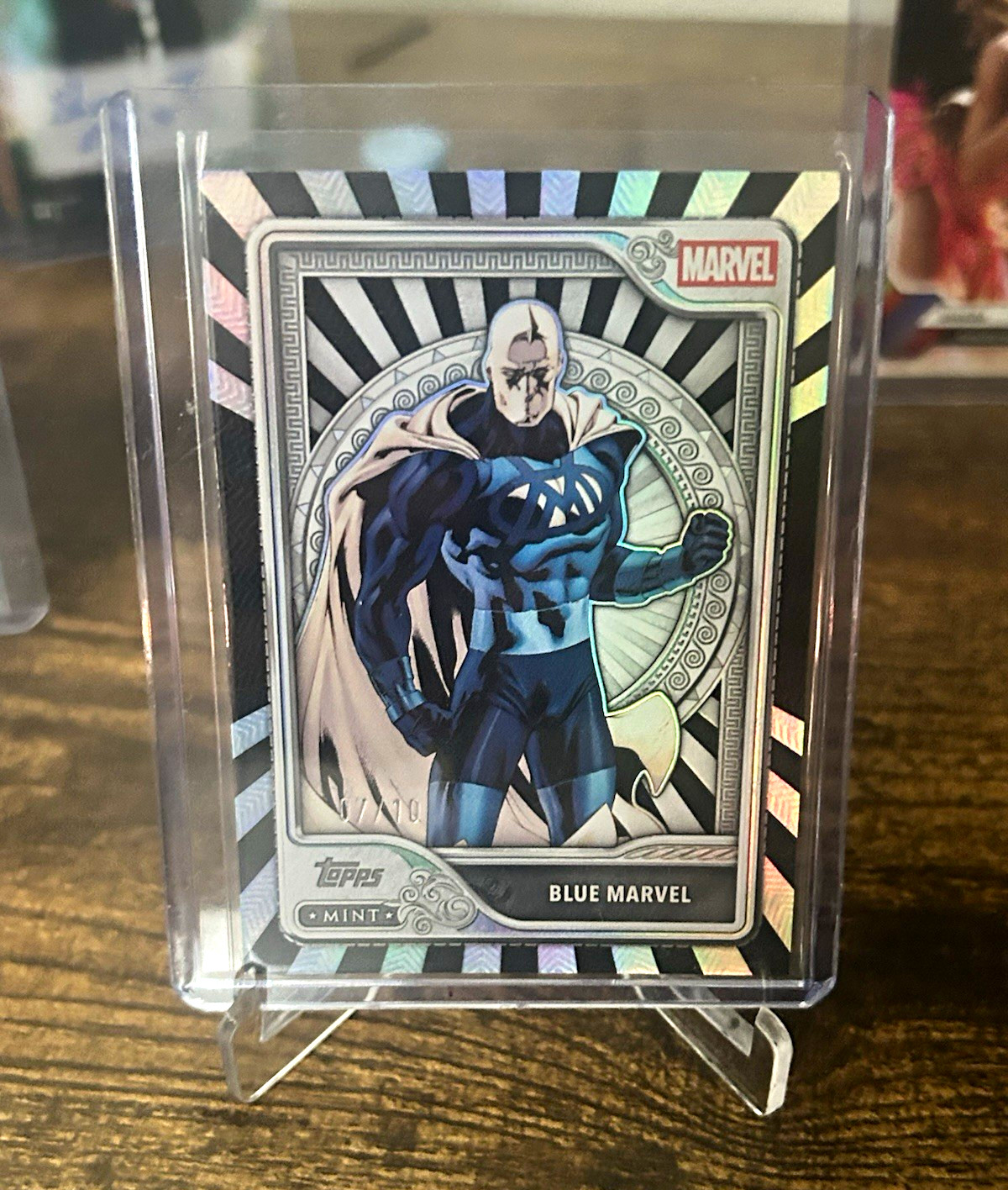 Topps 2026 Topps Mint Marvel Blue Marvel #51 black /10