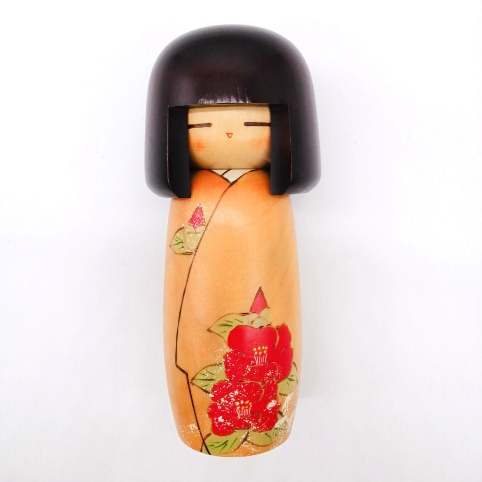 21.5cm Vintage Japanese Creative KOKESHI Doll – Hand-Painted by KOHO KOB511